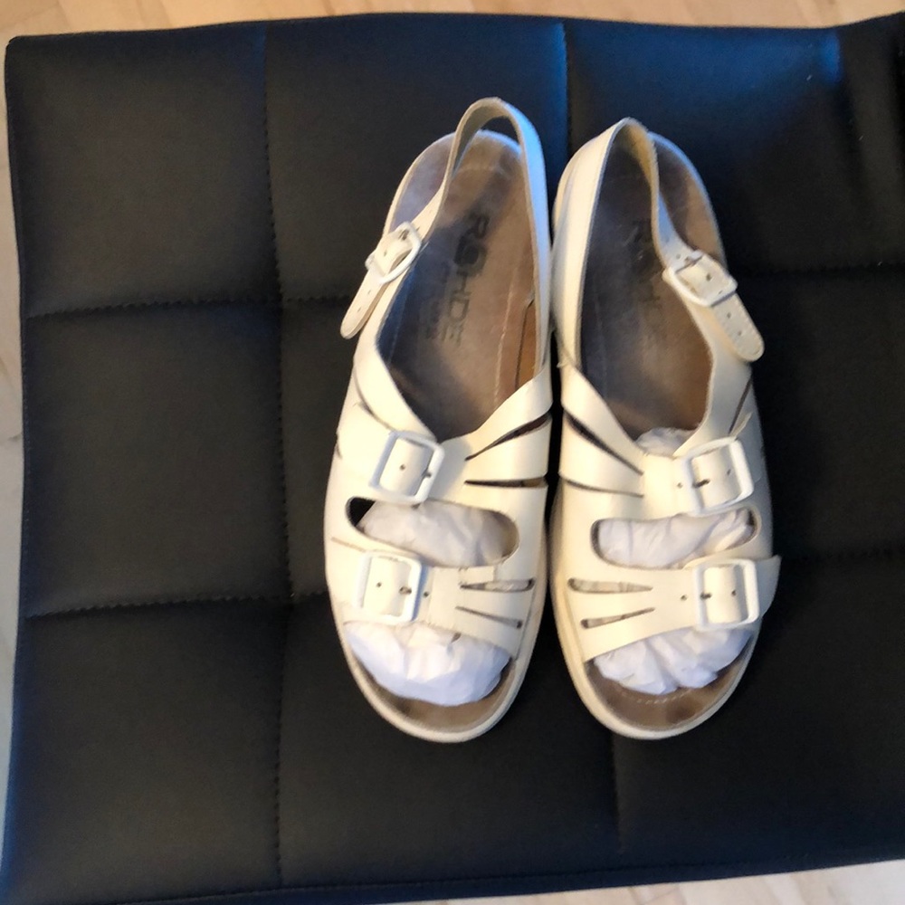 White sandals for comfortable walking